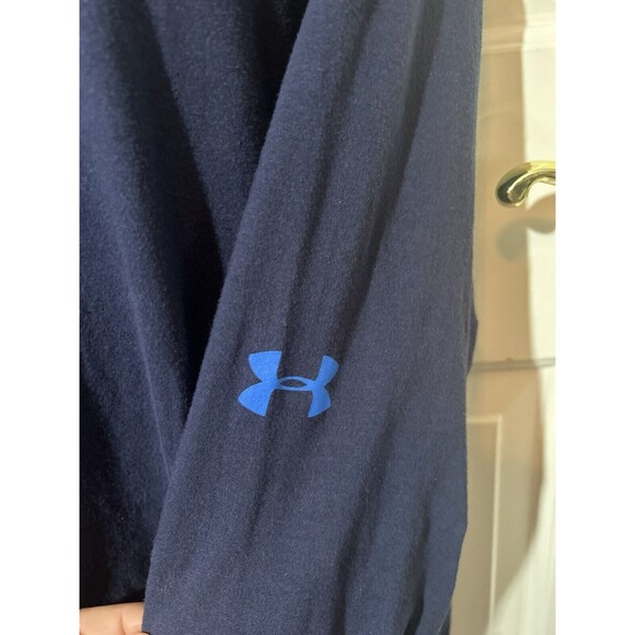 Under Armour Dallas Mavericks Logo T Shirt Mens 3XL Official NBA Basketball Navy - Picture 4 of 9